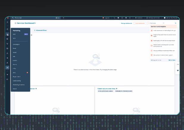 Access the AEO tool in HubSpot